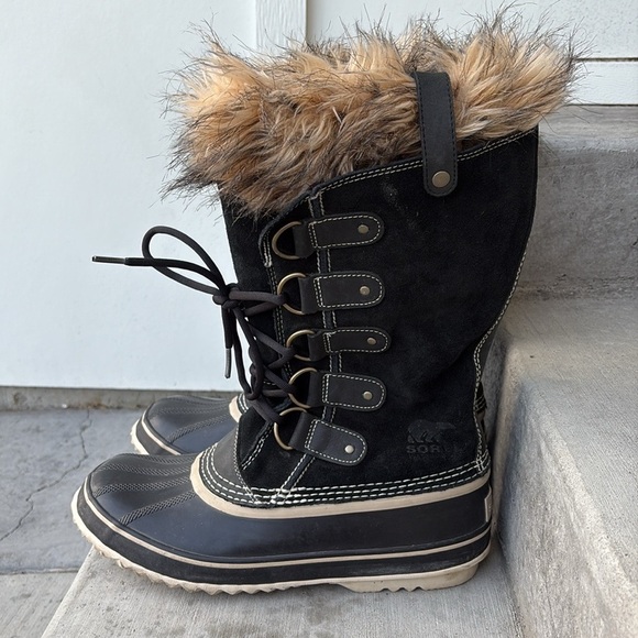 Sorel Joan of Arctic Winter Snow Boots NL1540-010 Waterproof Size 11 - Picture 8 of 9